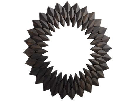 Cyan Design Beams Slate Grey Round Wall Mirror