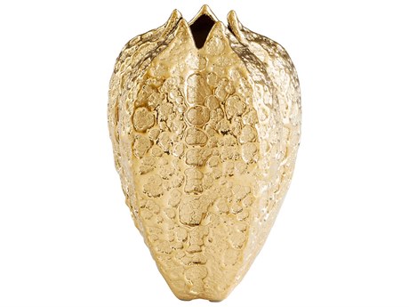 Cyan Design Pores Gold 7" High Vase