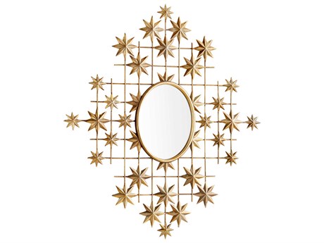 Cyan Design Alena Gold Round Wall Mirror