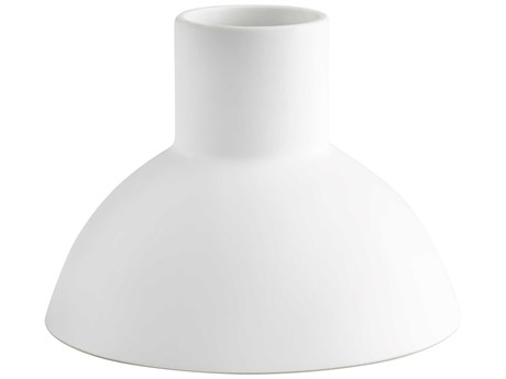 Cyan Design Purezza White 6" High Vase