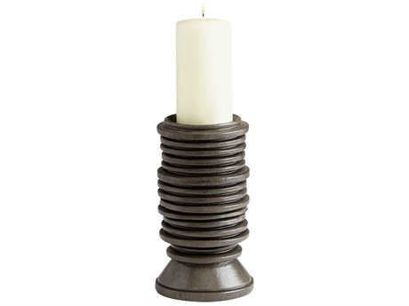 Cyan Design Provo Black 9" High Candle Holder