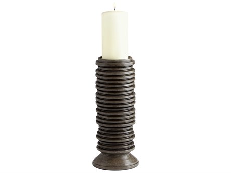 Cyan Design Provo Black 12" High Candle Holder