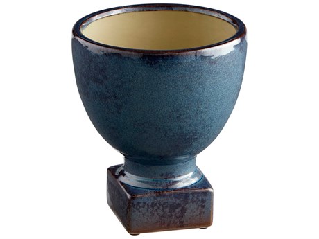 Cyan Design Big Sky Blue Glaze Plant Stand