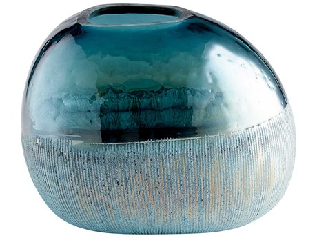 Cyan Design Cape Caspian Blue 7" High Vase