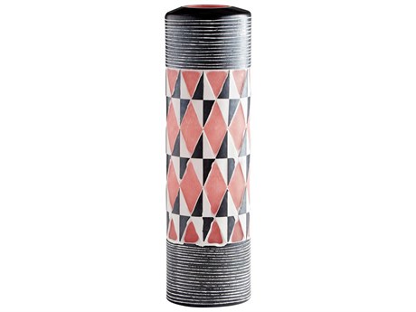 Cyan Design Mesa Black / White 21" High Vase