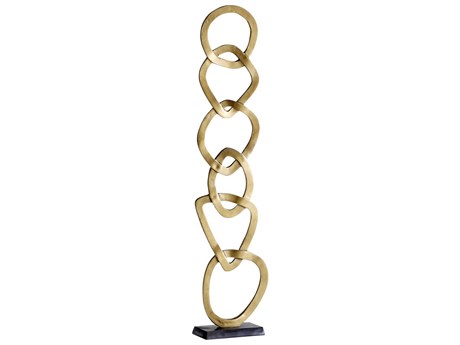 Cyan Design Perpetual Tower Antique Brass Sculpture