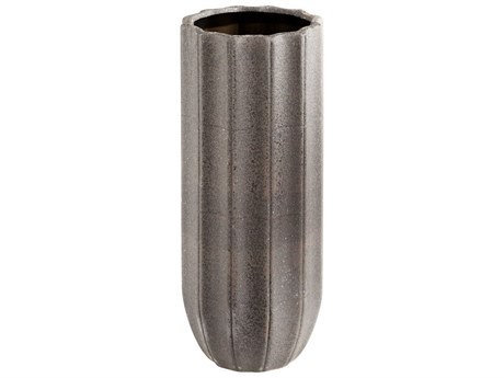 Cyan Design Brutalist Grey 17" High Vase