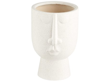 Cyan Design Mother White 9" High Vase