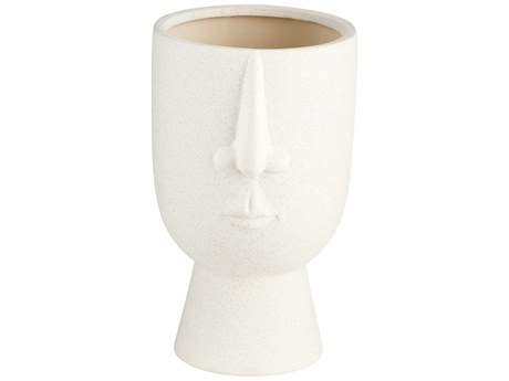Cyan Design Father White 12" High Vase