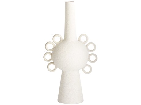 Cyan Design Ringlets White 18" High Vase