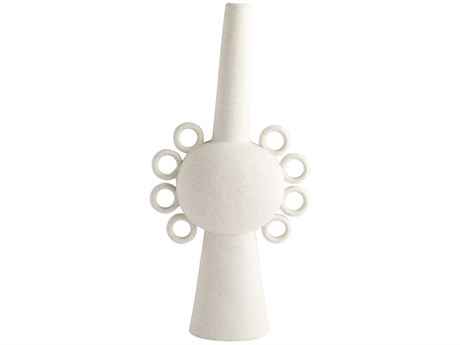 Cyan Design Ringlets White 23" High Vase