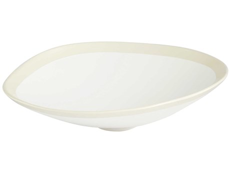 Cyan Design Laura White 12" Decorative Bowl