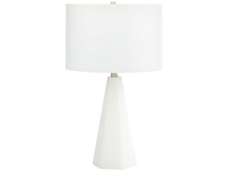 Cyan Design Athena White Linen Shade Buffet Lamp
