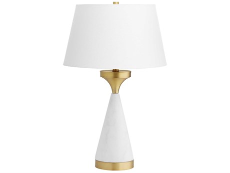 Cyan Design Snow White Linen Shade Buffet Lamp