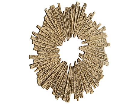 Cyan Design Abra Antique Brass 22" Metal Wall Art