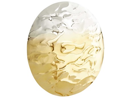 Cyan Design Ripple Silver / Gold 23" Metal Wall Art