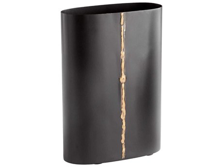 Cyan Design Begonia Black Vase