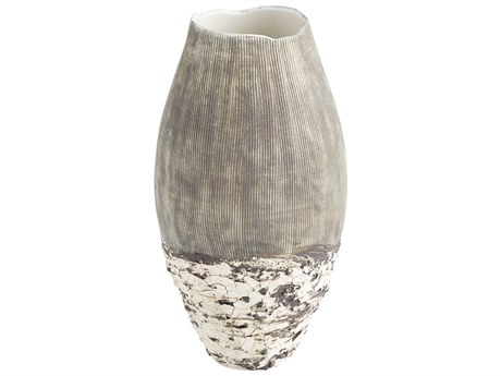 Cyan Design Off White Brown Calypso Vase