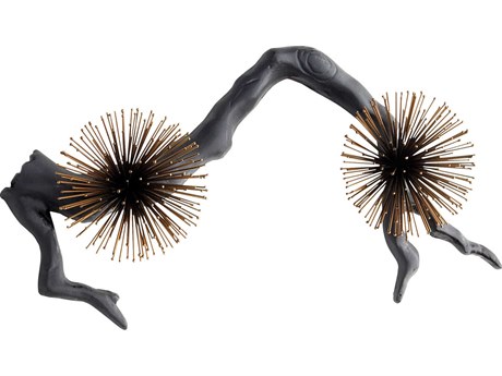 Cyan Design Ichiyo Black Gold Wall Decor