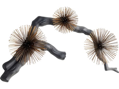 Cyan Design Ichiyo Black Gold Wall Decor