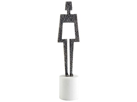 Cyan Design Black White Beatrice Sculpture