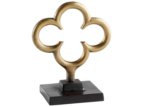Cyan Design Antique Brass Folium Sculpture