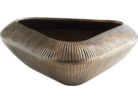 Cyan Design Antique Bronze Prism Decorative Bowl
