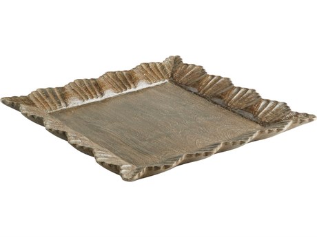 Cyan Design Limed Mango Wood Lorenza Serving Tray