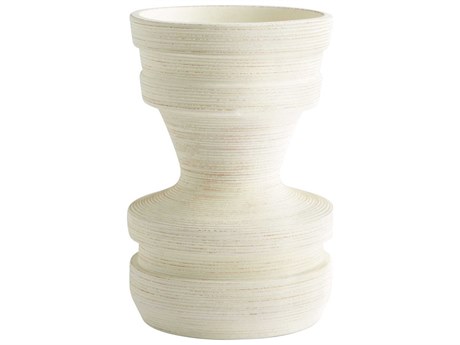 Cyan Design Latte White Taras Vase