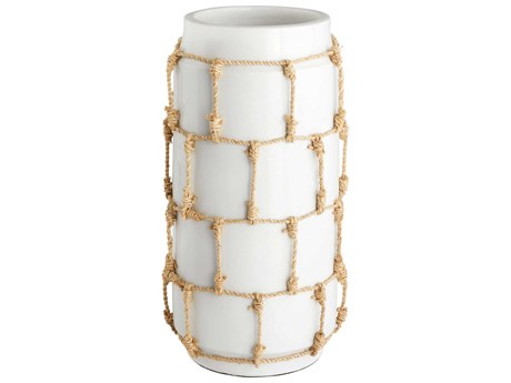 Cyan Design White Antrea Vase