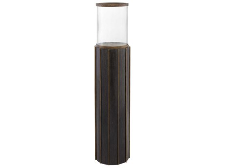 Cyan Design Antique Brass Dark Brushed Mango Reed Candleholder