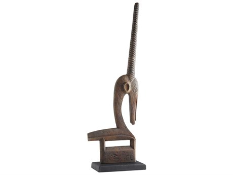 Cyan Design Rustic Springbok Chi Wara Sculpture