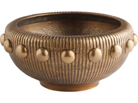 Cyan Design Antique Brass Batten Decorative Bowl