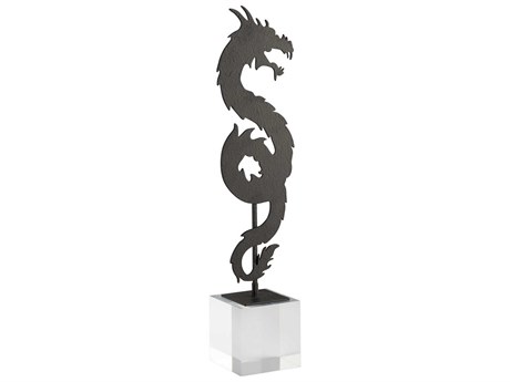Cyan Design Black Shenron Dragon Sculpture