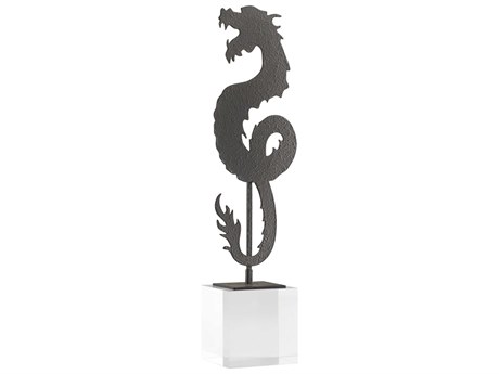 Cyan Design Black Shenron Dragon Sculpture