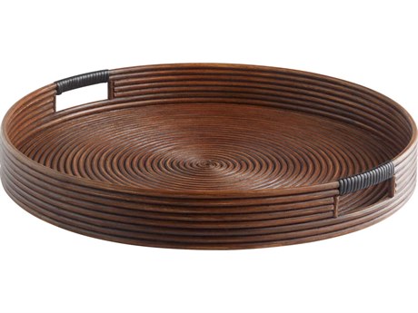 Cyan Design Brown Papeete Serving Tray