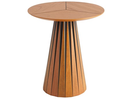 Cyan Design Bourbon Round Wood Brown End Table