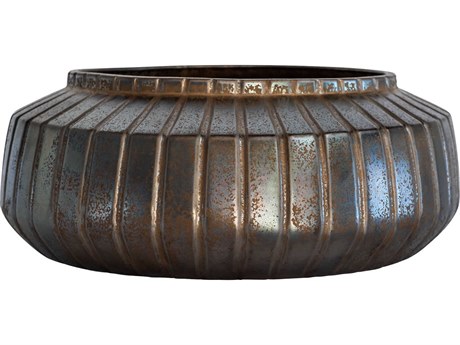 Cyan Design Crystal Bronze Ribbed Sweater Decorative Bowl