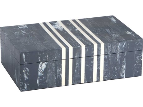 Cyan Design Blue White Lapis Box