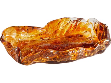 Cyan Design Amber Molten Serving Tray