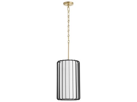Cyan Design Tuxedo 1-Light Black Cylinder Mini Pendant