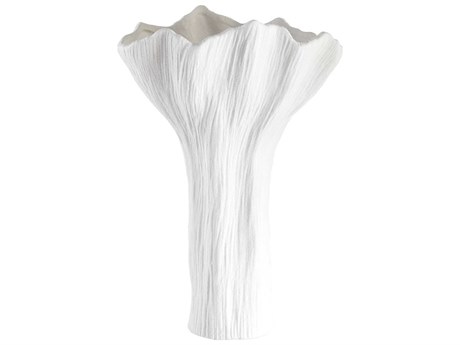 Cyan Design White Tulip Vase