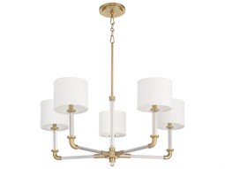 Meyda Kitzi Box 8-Light Nickel Glass Candelabra Geometric