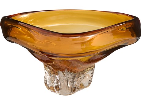 Cyan Design Alistair Amber Clear Decorative Plate