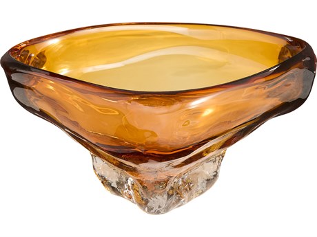 Cyan Design Alistair Amber Clear Decorative Plate