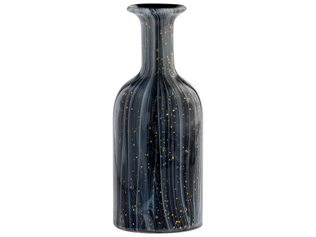 Cyan Design Infinity Black Grey Gold Vase