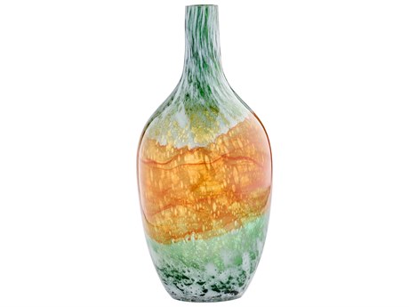 Cyan Design Pacaya Grey Orange Vase