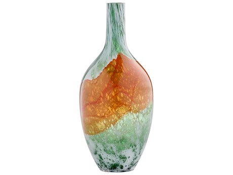 Cyan Design Pacaya Grey Orange Vase