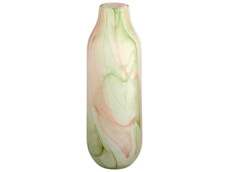 Cyan Design Fern White Spring Green Vase