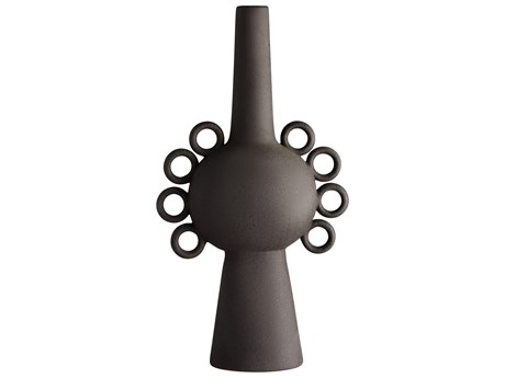 Cyan Design Ringlets Black Vase